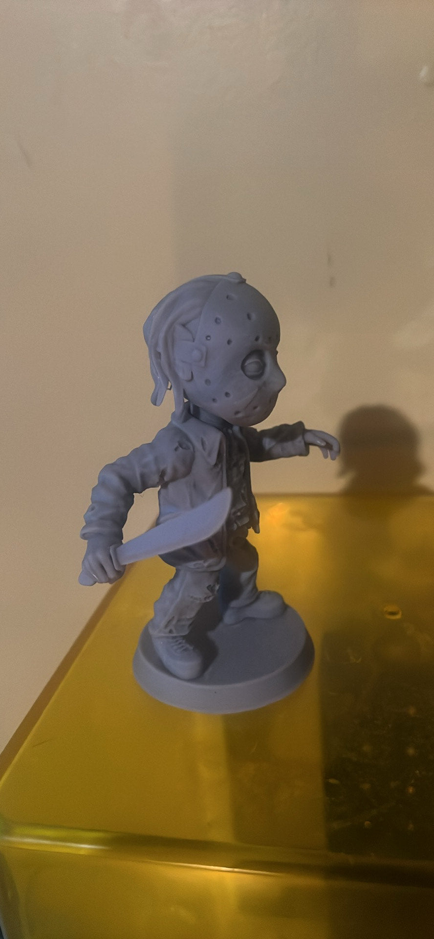 Lake Jason Voorhees Chibi - 3D Printed Grey