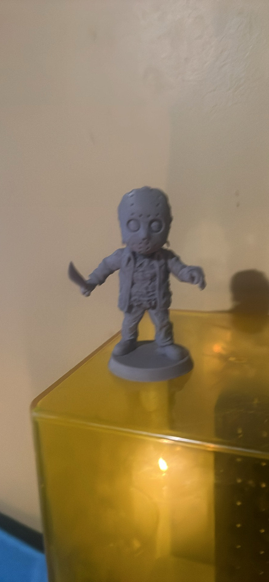 Lake Jason Voorhees Chibi - 3D Printed Grey