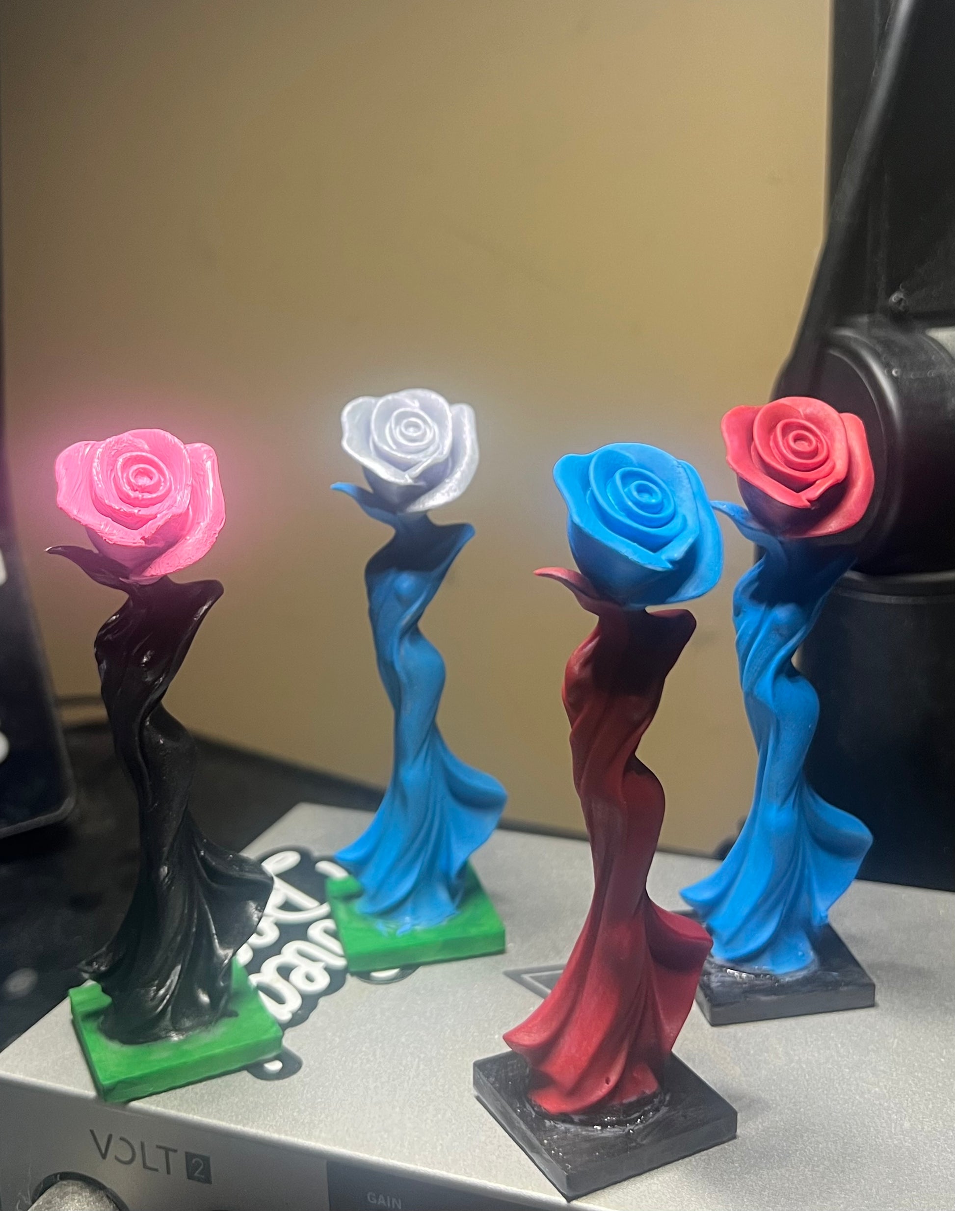 Elegant Marble Roses | 1 rose ea