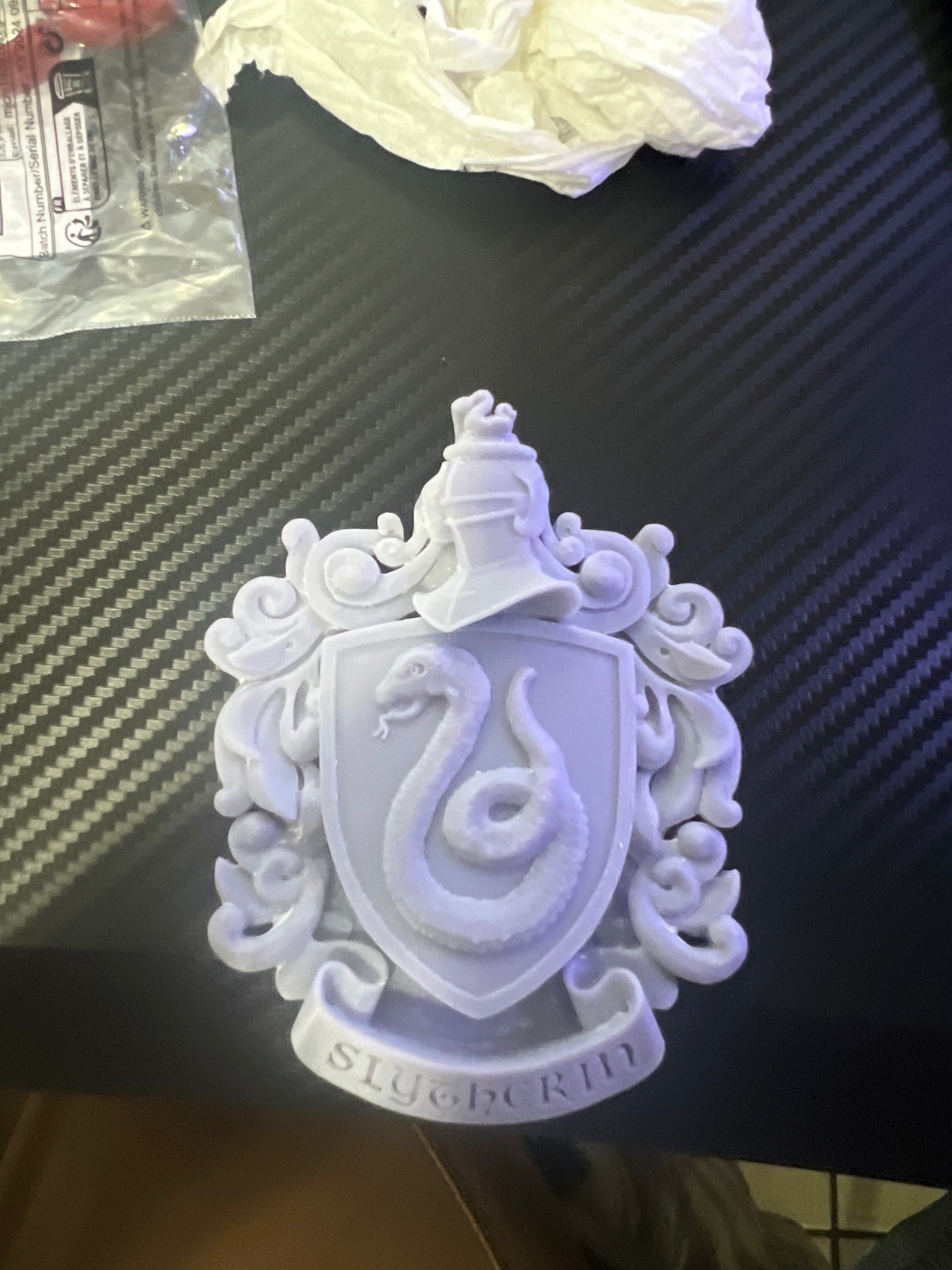 Slytherin House Crest - 3D Resin Printed