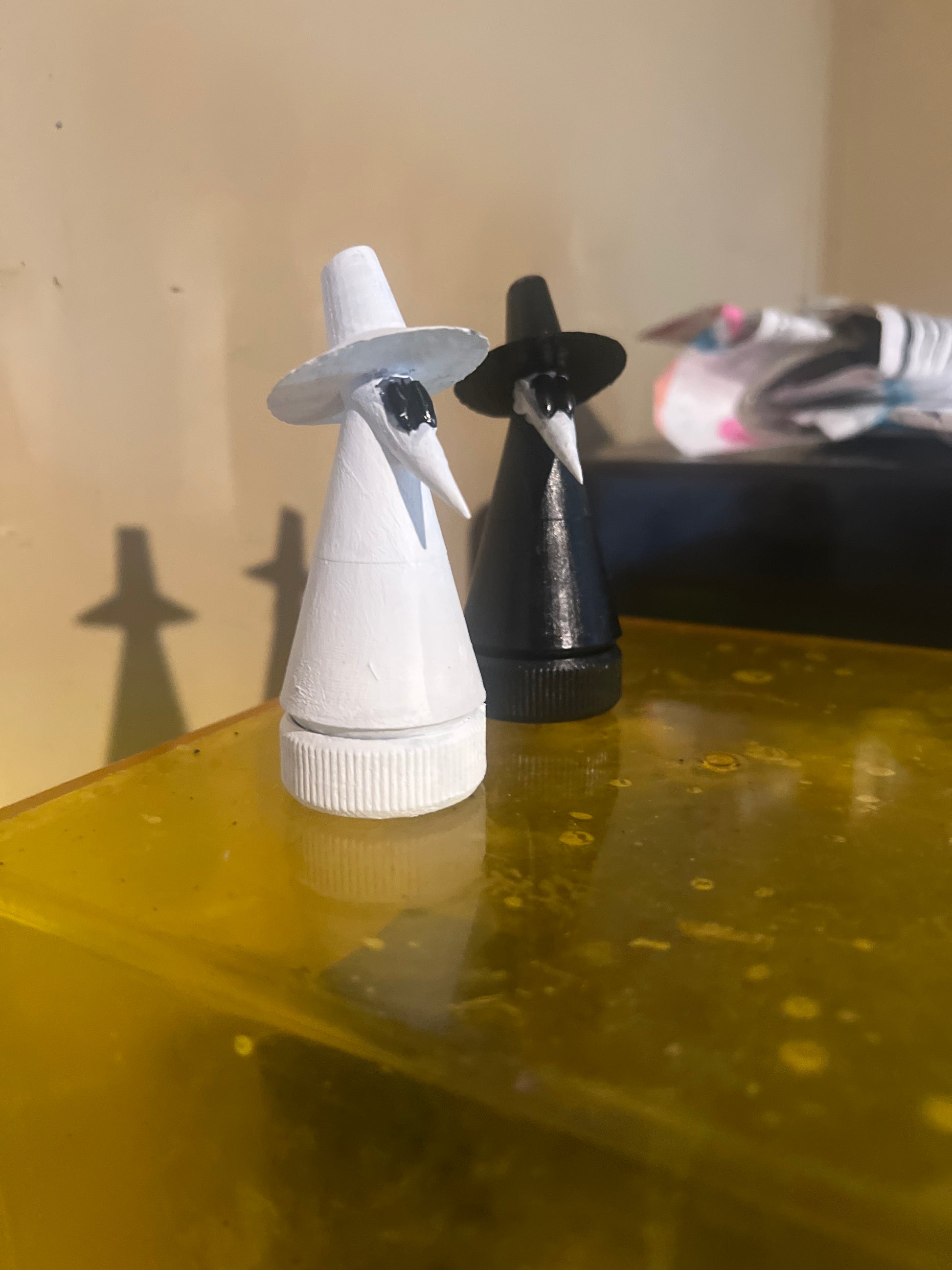 Spy vs Spy Salt and Pepper Shakers