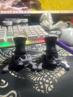Guns N Roses skull and hat trinket