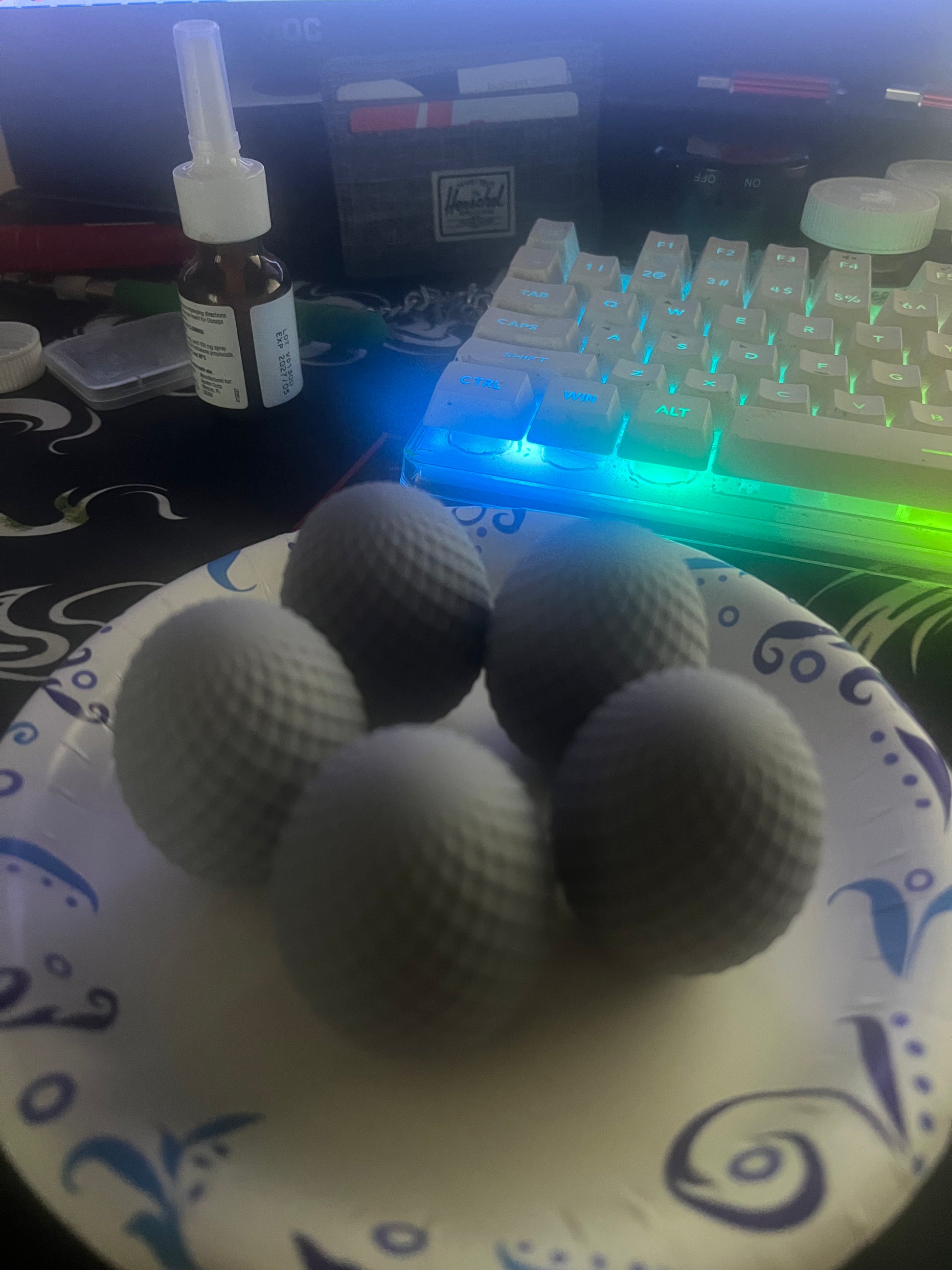 Fire & Ice Dragon Eggs | 3D Printed | individual or Set of 5