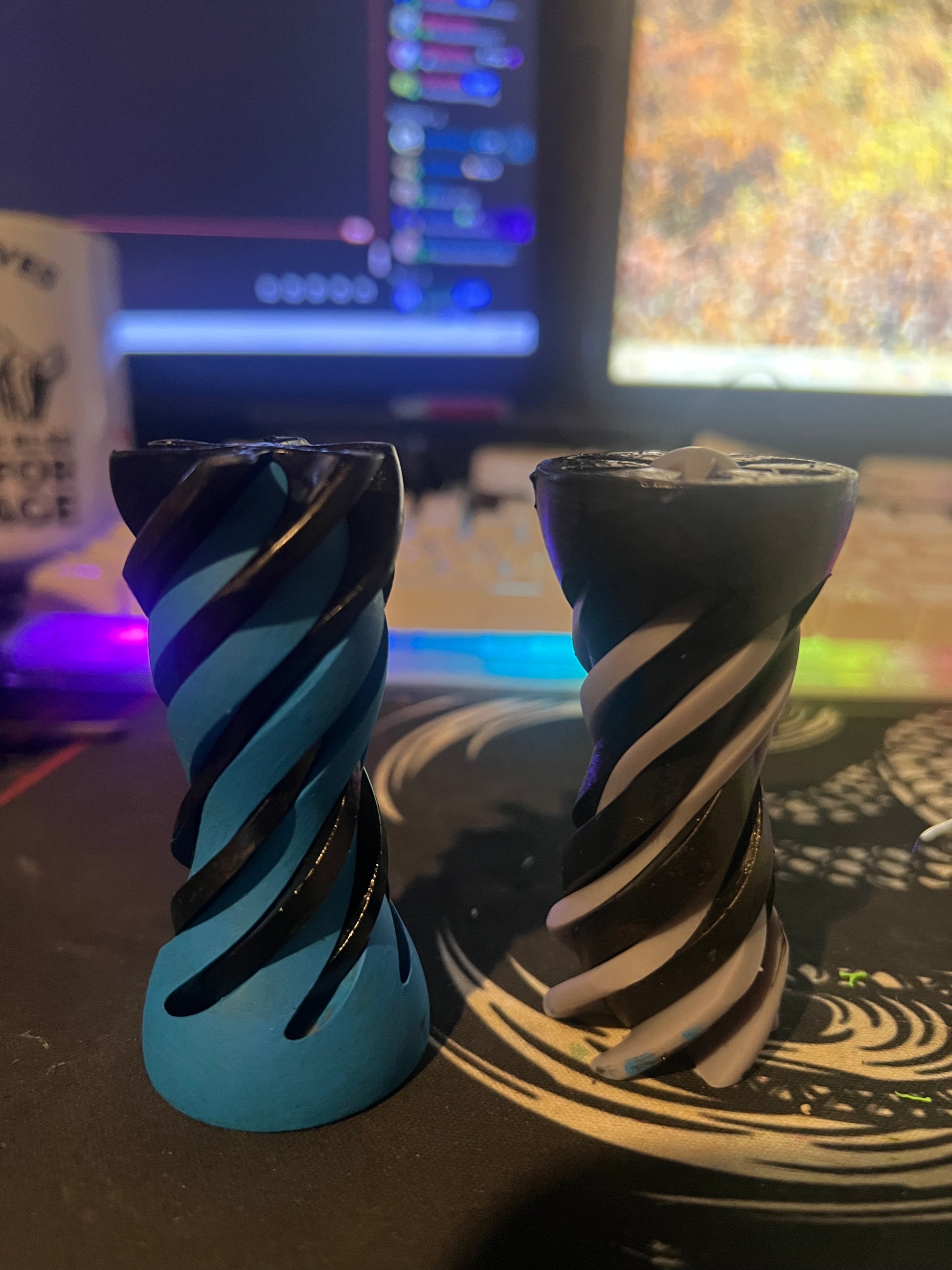 Pawn Spiral Fidget Toy | Painted And Unpainted | 3D Printed