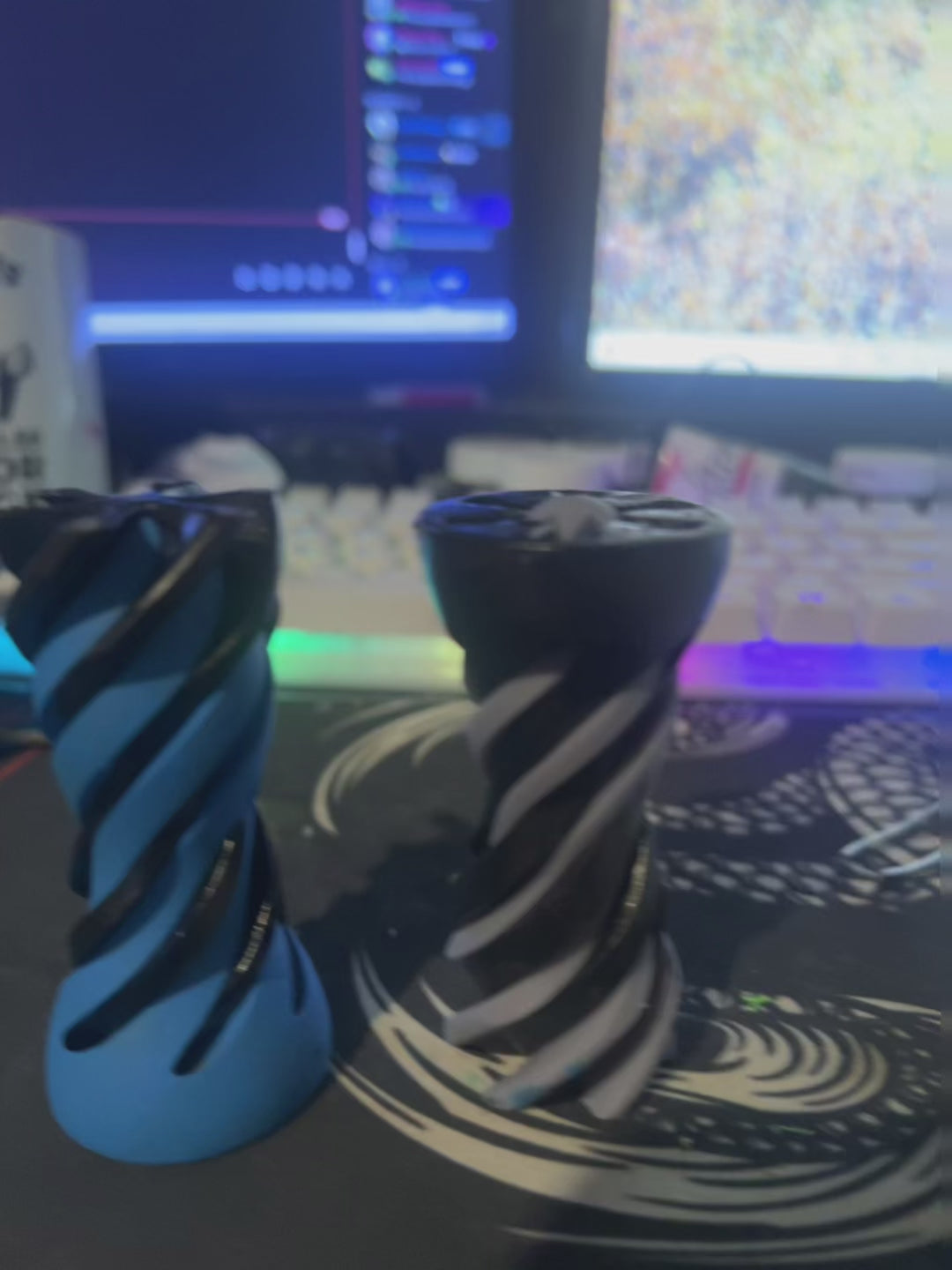 Pawn Spiral Fidget Toy | Painted And Unpainted | 3D Printed